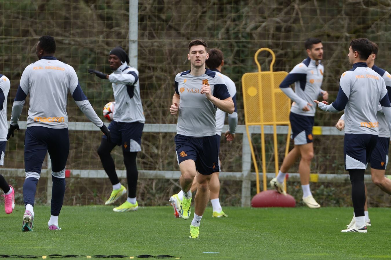 El último entrenamiento de la Real, en imágenes