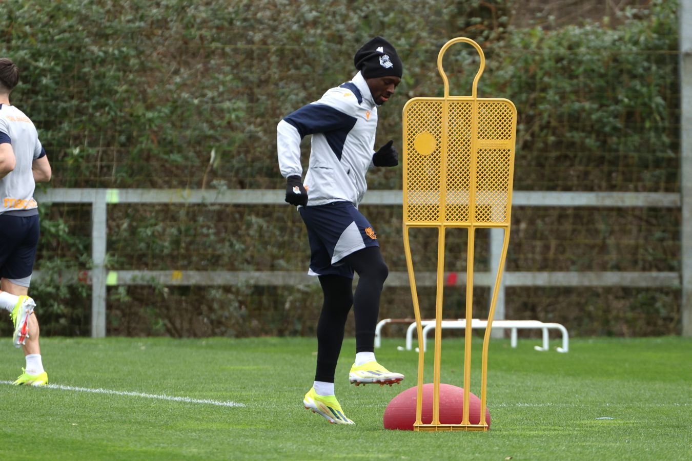 El último entrenamiento de la Real, en imágenes