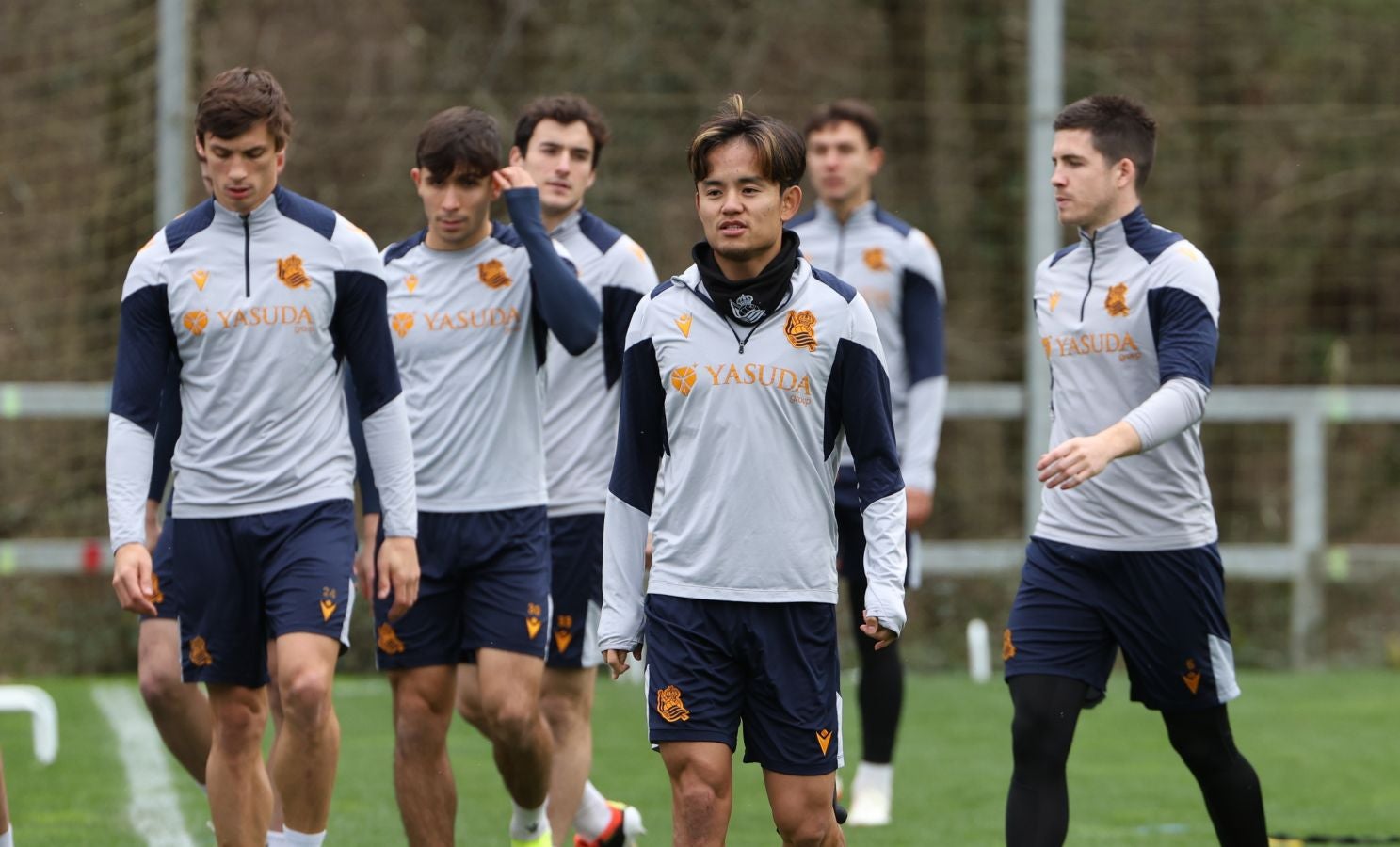 El último entrenamiento de la Real, en imágenes