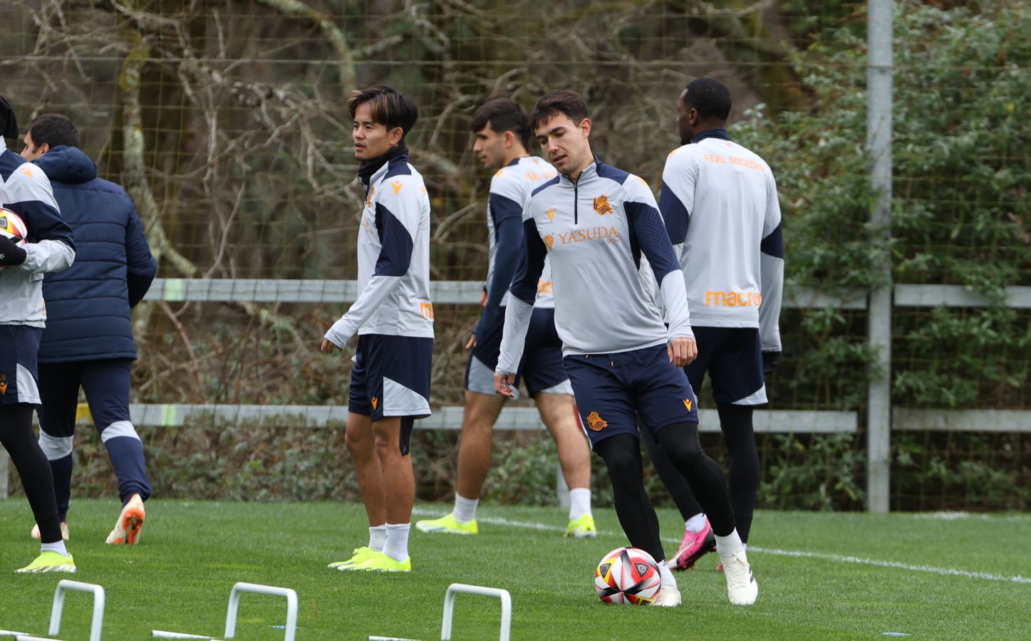 El último entrenamiento de la Real, en imágenes