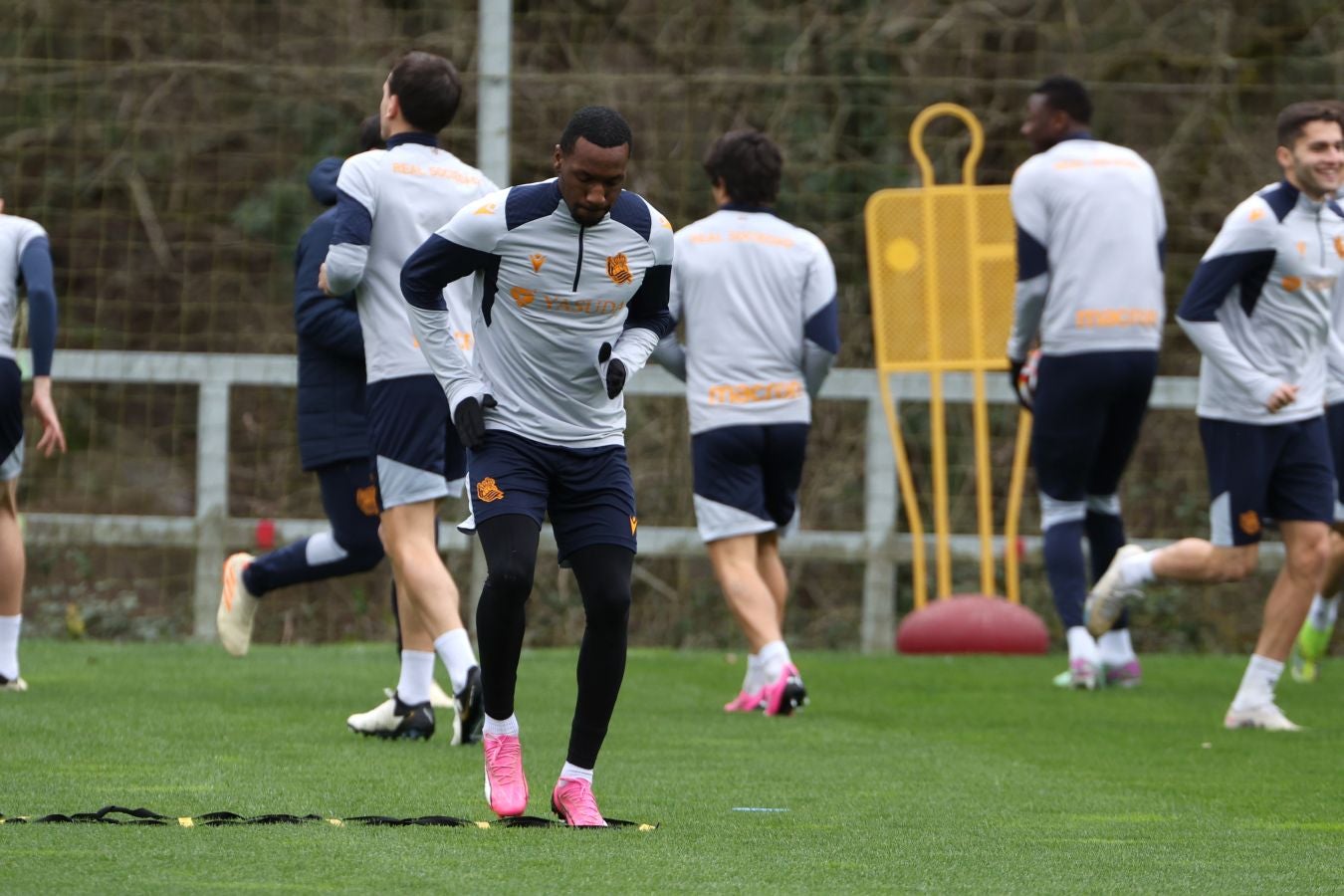 El último entrenamiento de la Real, en imágenes