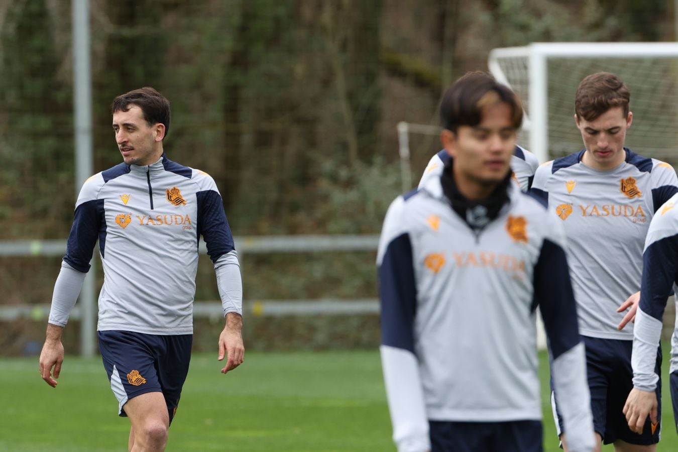 El último entrenamiento de la Real, en imágenes