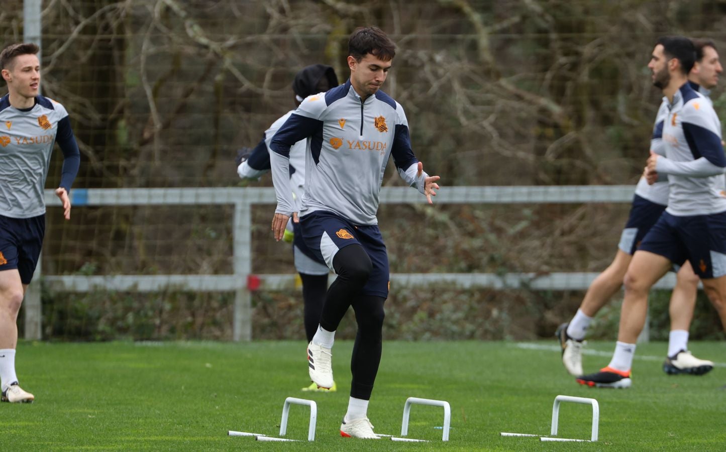 El último entrenamiento de la Real, en imágenes