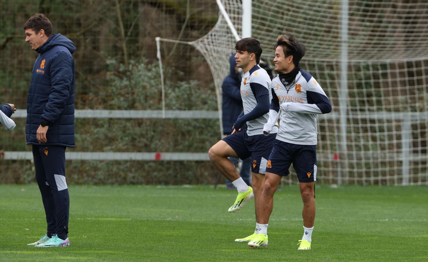 El último entrenamiento de la Real, en imágenes