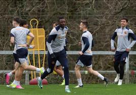 Imagen de archivo de un entrenamiento de la Real Sociedad en Zubieta.