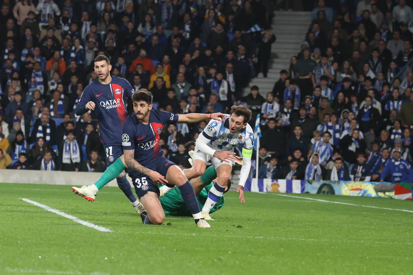 Las mejores imágenes del Real Sociedad - PSG