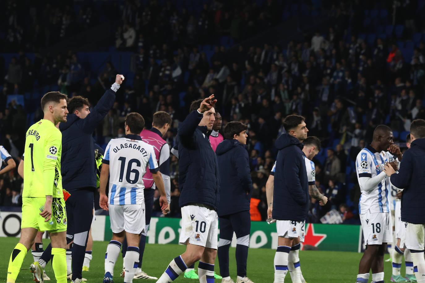 Las mejores imágenes del Real Sociedad - PSG