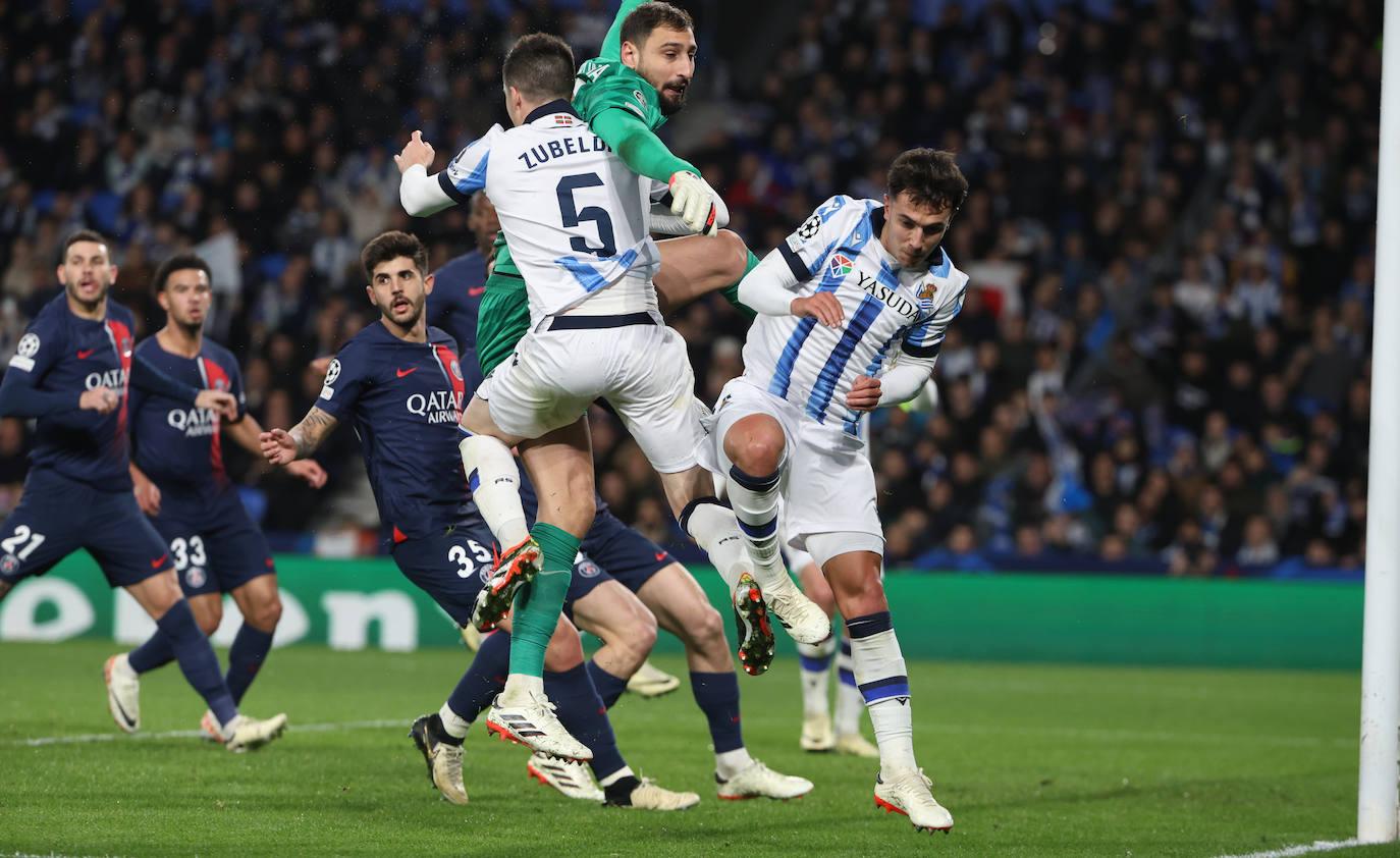 Las mejores imágenes del Real Sociedad - PSG
