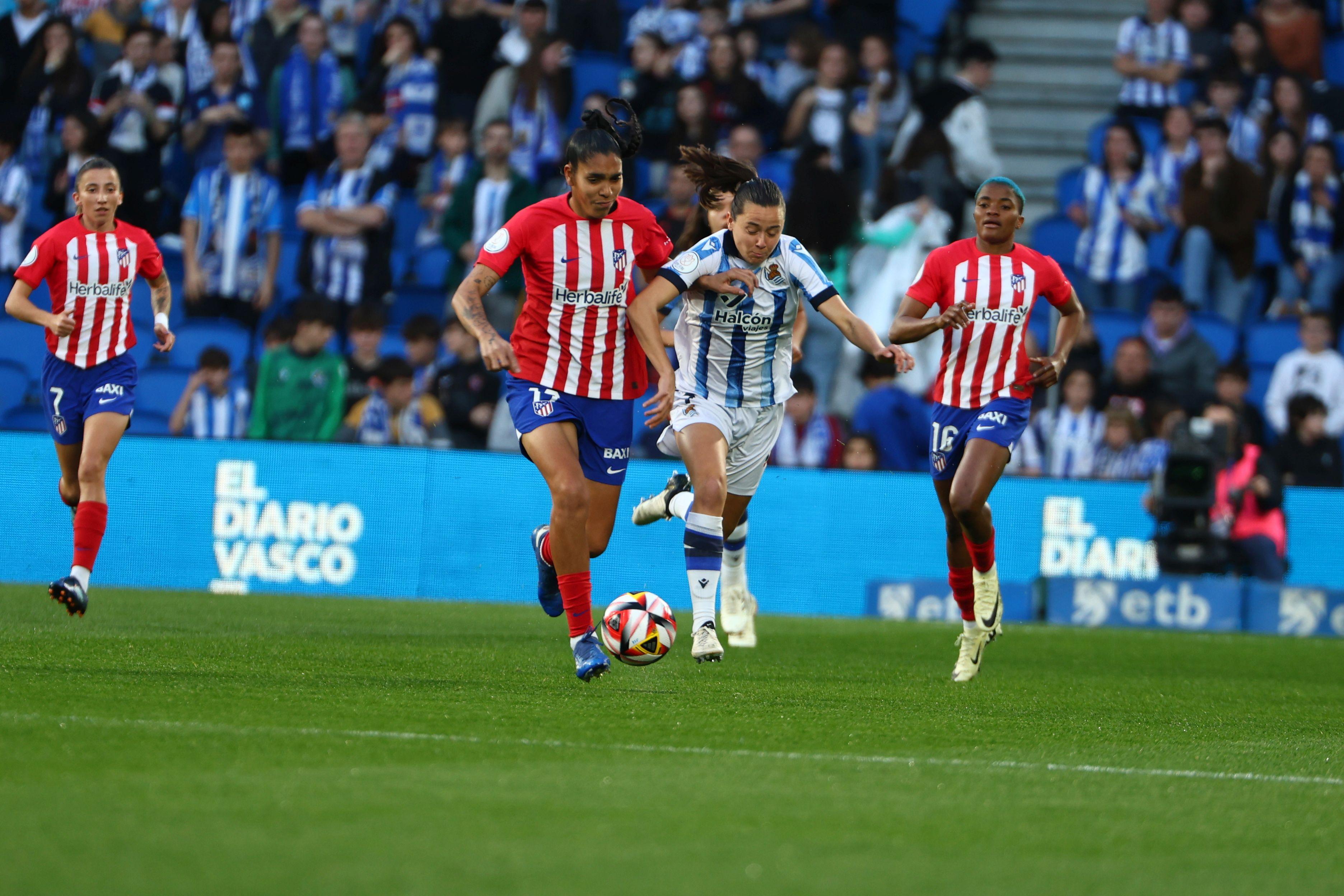 Las mejores imágenes del encuentro entre la Real Sociedad - Atlético de Madrid