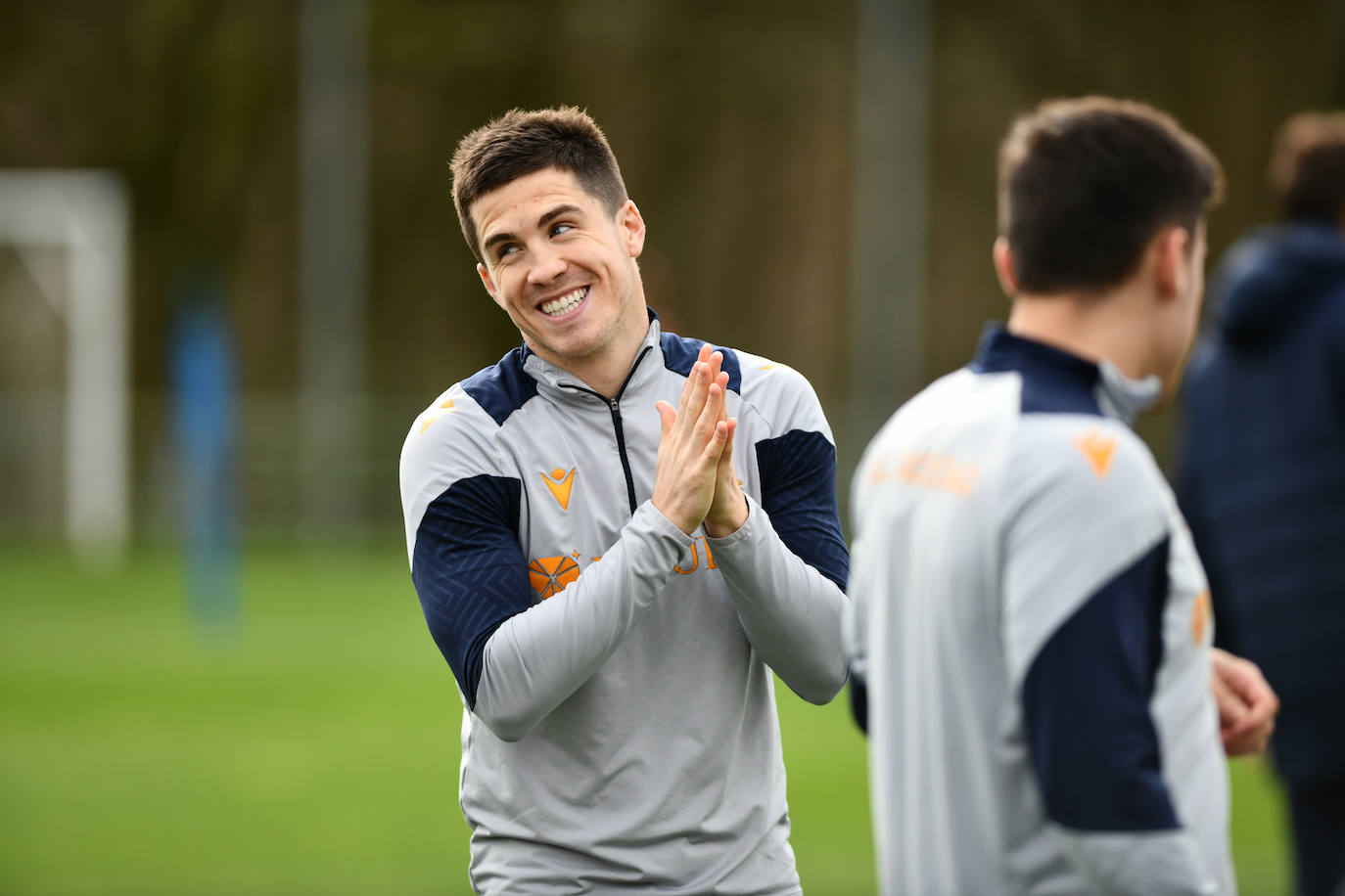 Igor Zubeldia durante un entrenamiento en Zubieta