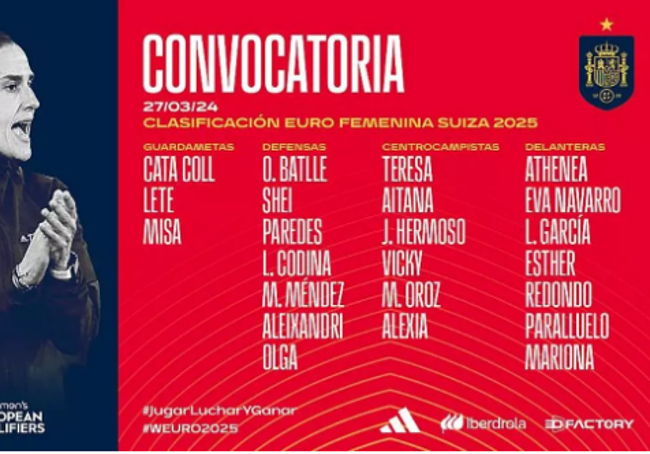 Convocatoria de Montse Tomé