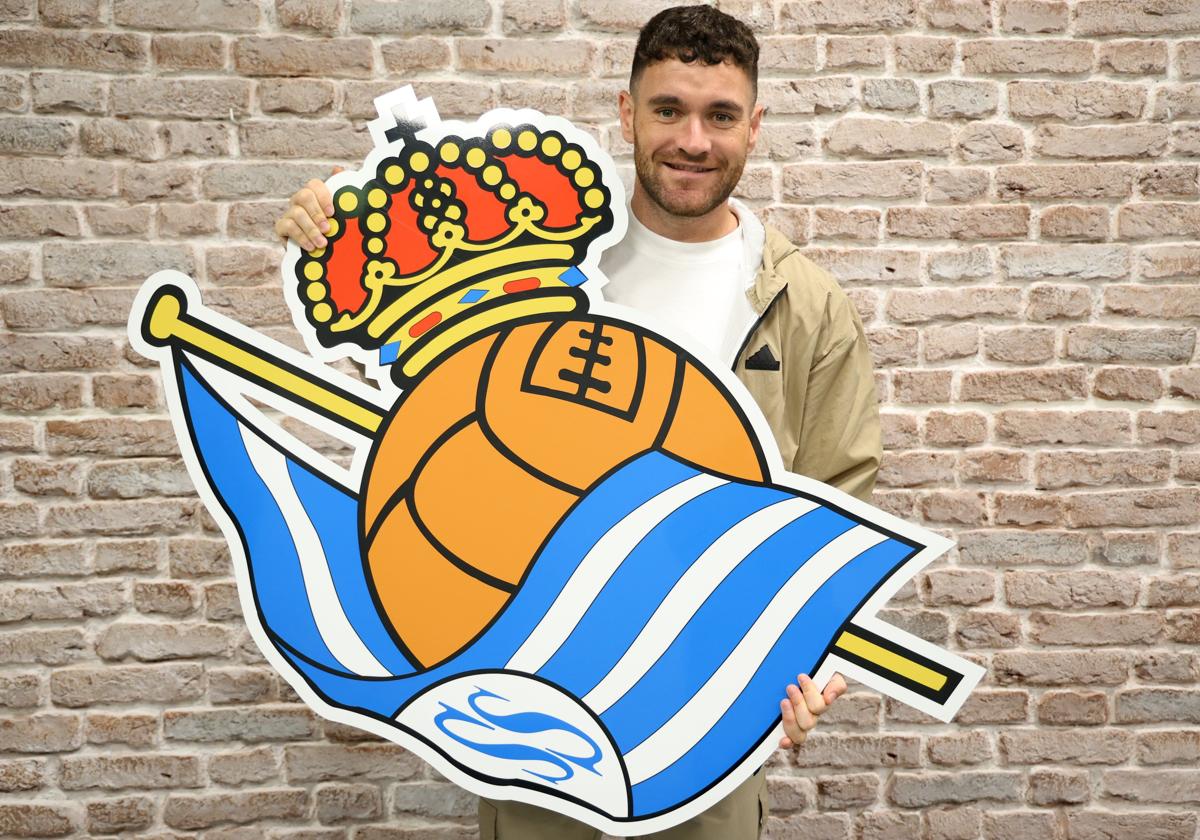 Javi Galán está disfrutando de su cesión en la Real Sociedad.