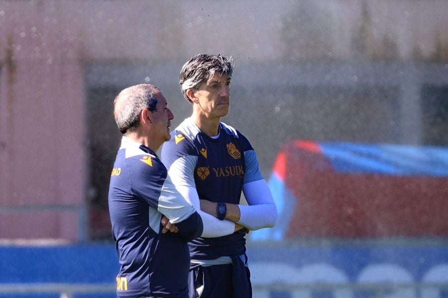 Alegría en el césped de Zubieta