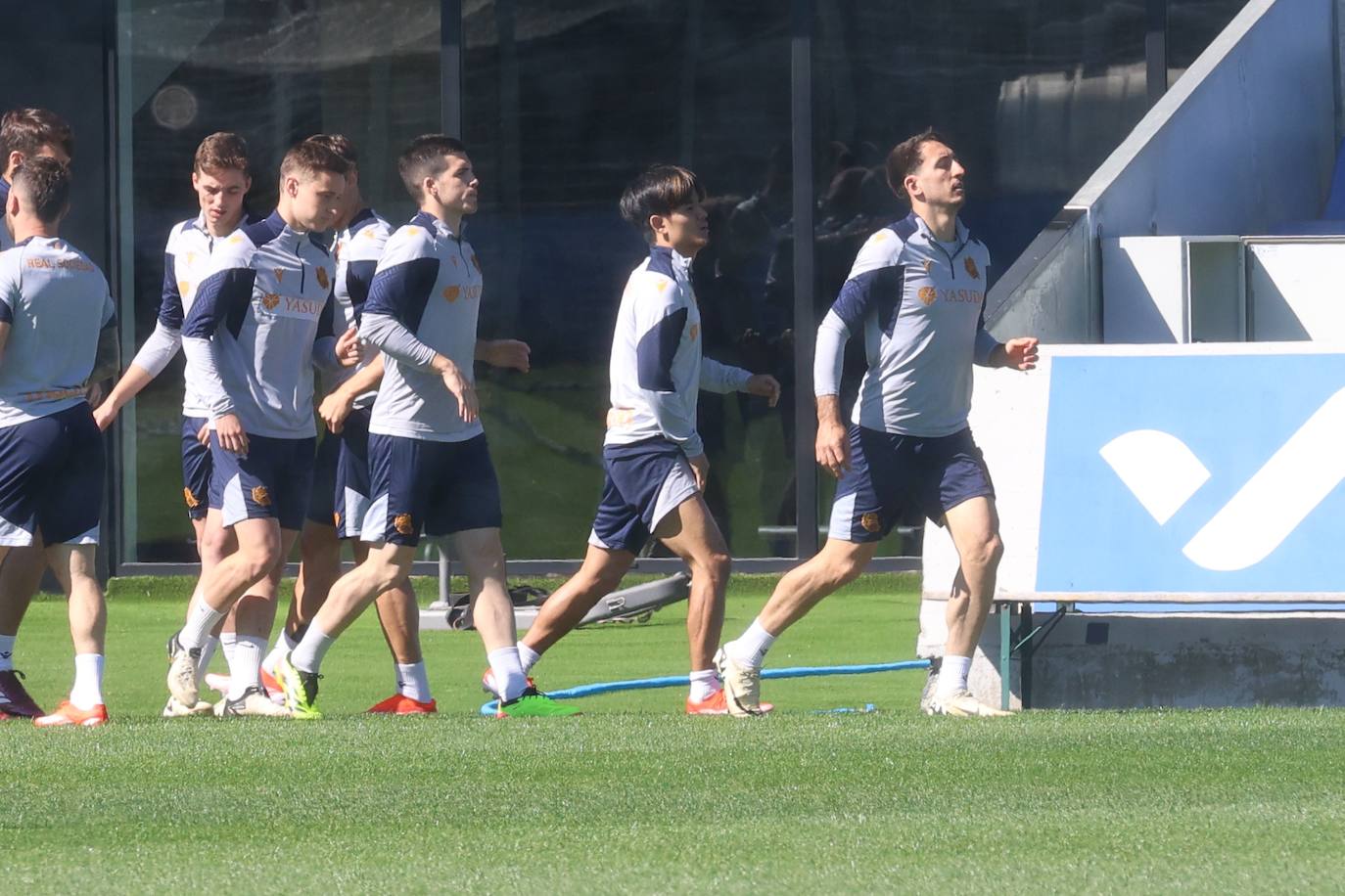 La Real se ejercita en Zubieta