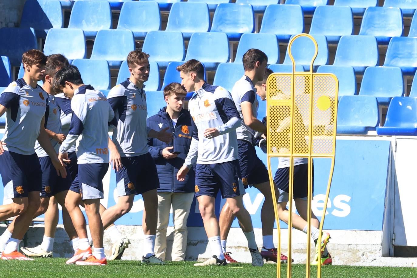 La Real se ejercita en Zubieta