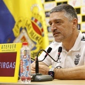 García Pimienta, técnico de Las Palmas: «¿Salir a empatar ante la Real? Llevamos seis partidos perdiendo...»