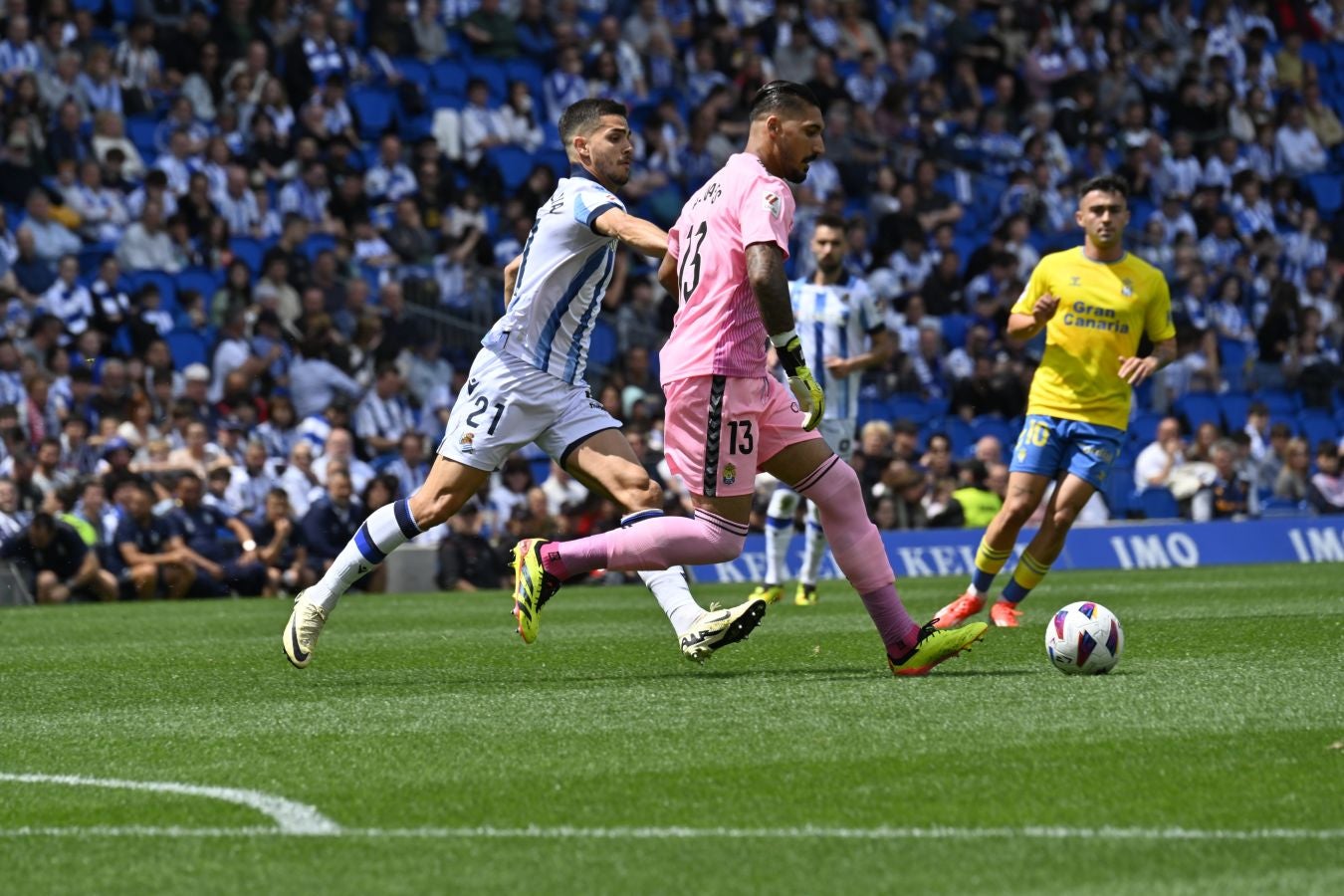 La victoria de la Real ante Las Palmas, en imágenes
