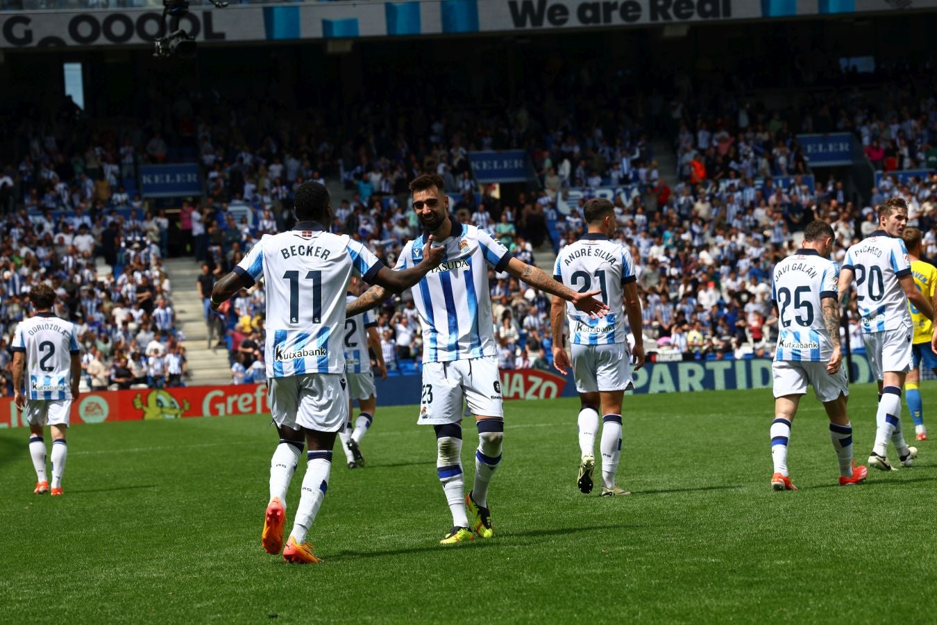 La victoria de la Real ante Las Palmas, en imágenes