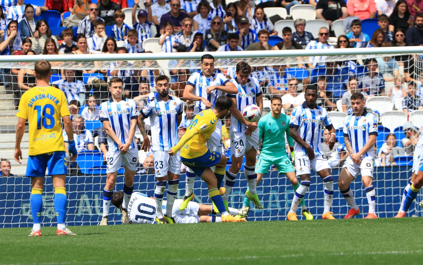 La victoria de la Real ante Las Palmas, en imágenes
