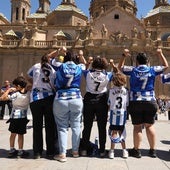 La afición txuri urdin se deja notar en Zaragoza