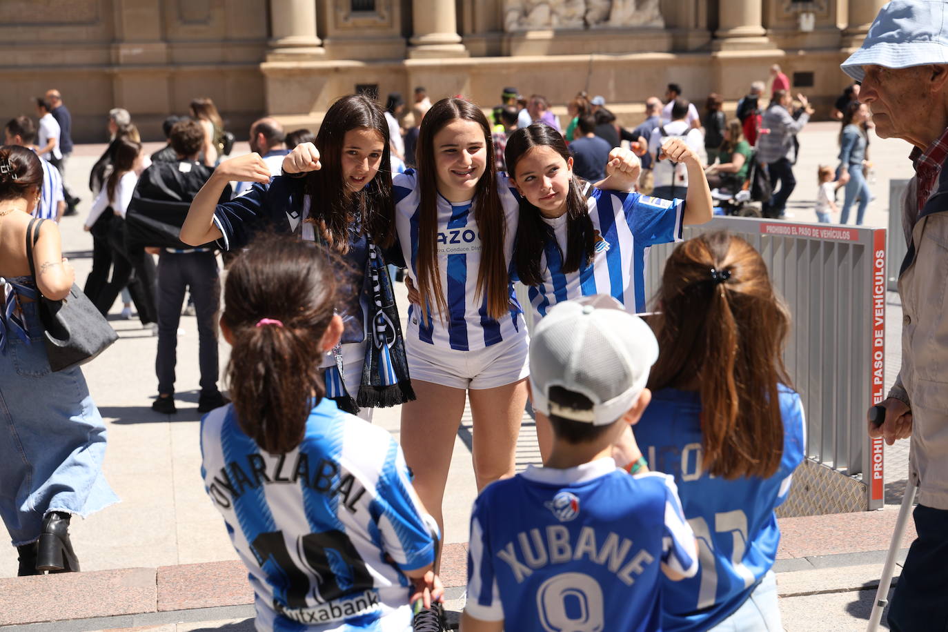 La afición txuri urdin se deja notar en Zaragoza