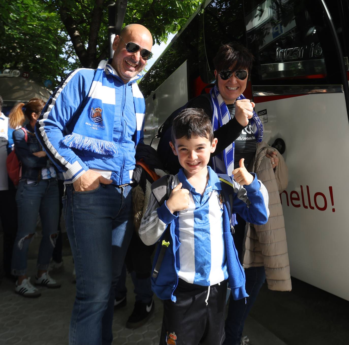 La afición txuri-urdin parte hacia Zaragoza