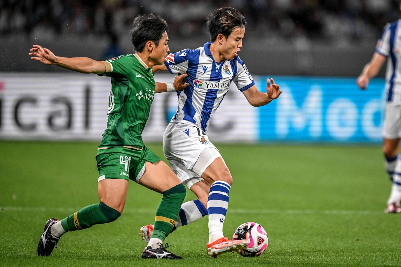 Las imágenes del Tokyo Verdy - Real Sociedad