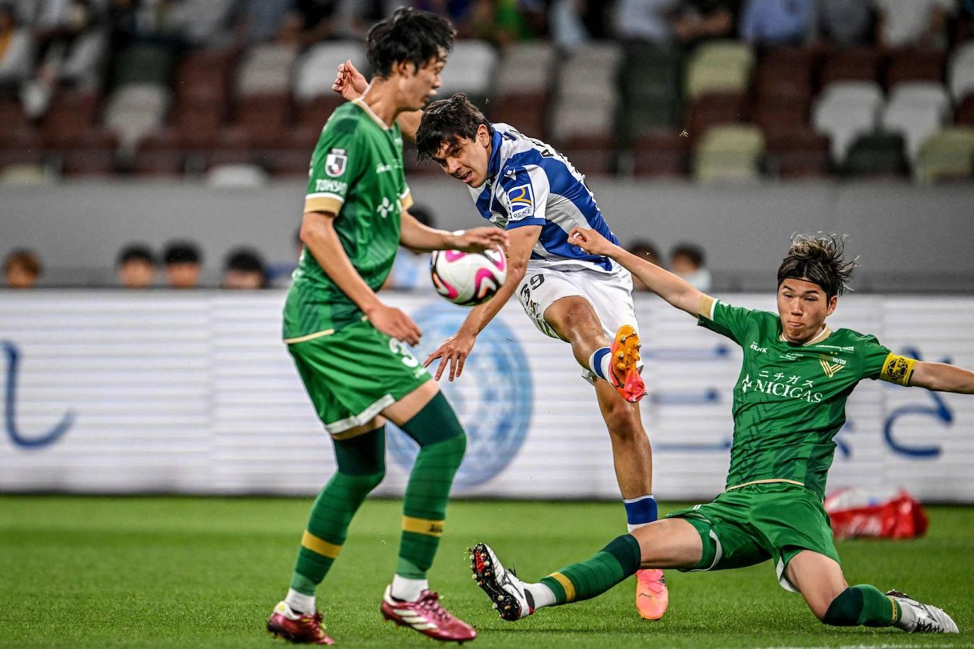 Las imágenes del Tokyo Verdy - Real Sociedad
