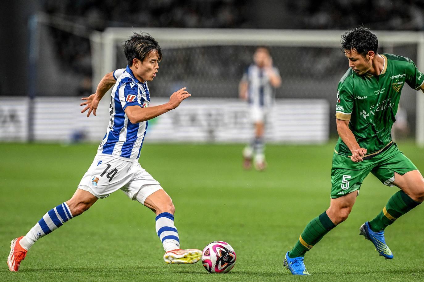 Las imágenes del Tokyo Verdy - Real Sociedad