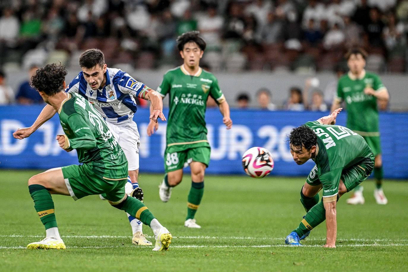 Las imágenes del Tokyo Verdy - Real Sociedad