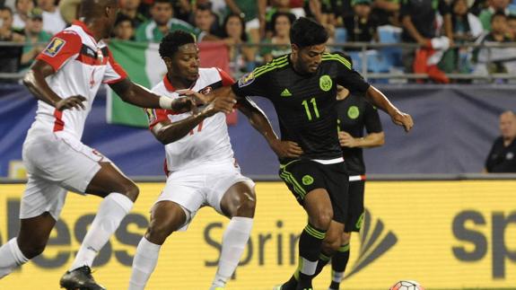 Carlos Vela, durante un partido con la selección mexicana. 