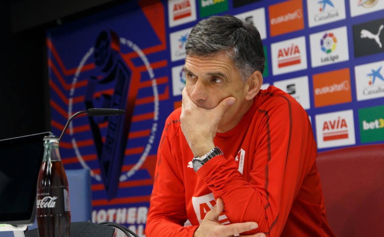 El entrenador del Eibar, José Luis Mendilibar.