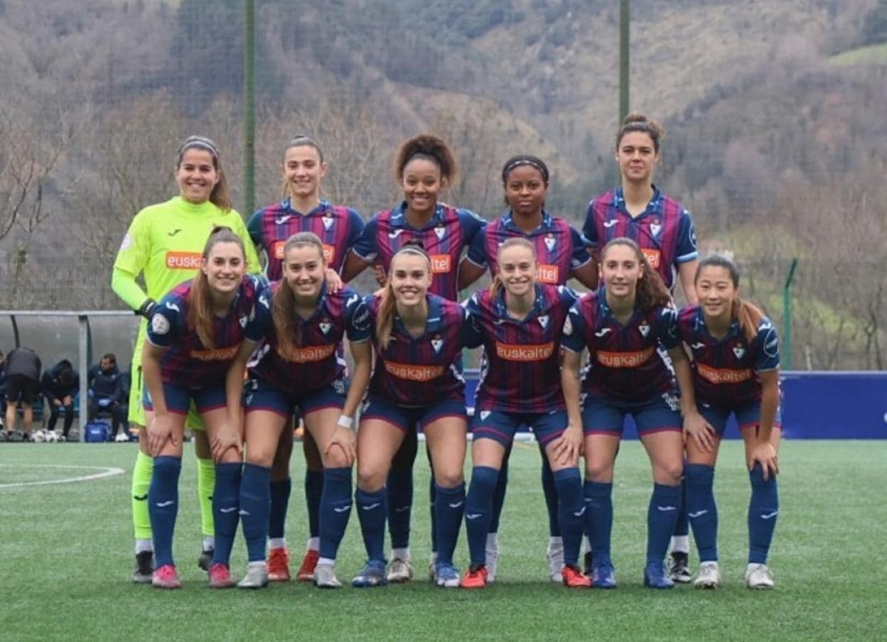 Once que presentó el Eibar en el último partido disputado ante Osasuna en Unbe. 