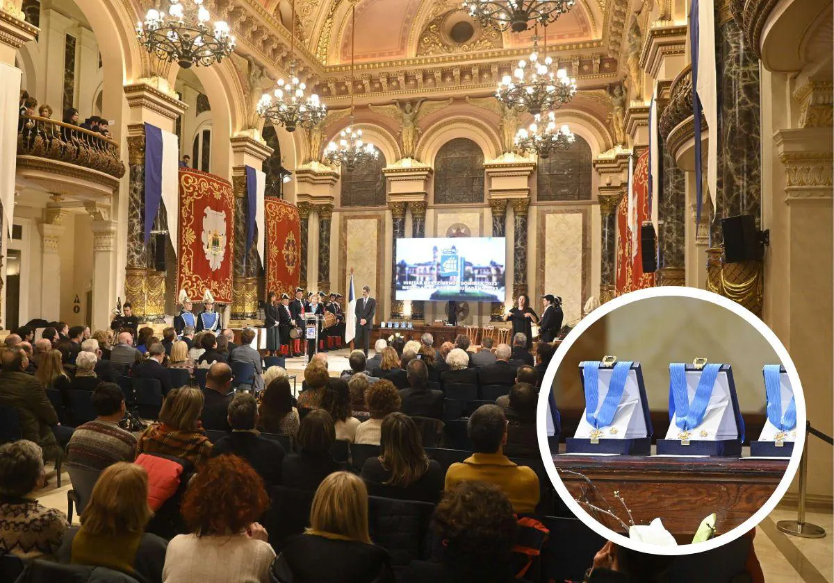 Sigue en directo la entrega de Medallas al Mérito Ciudadano en el Ayuntamiento de Donostia