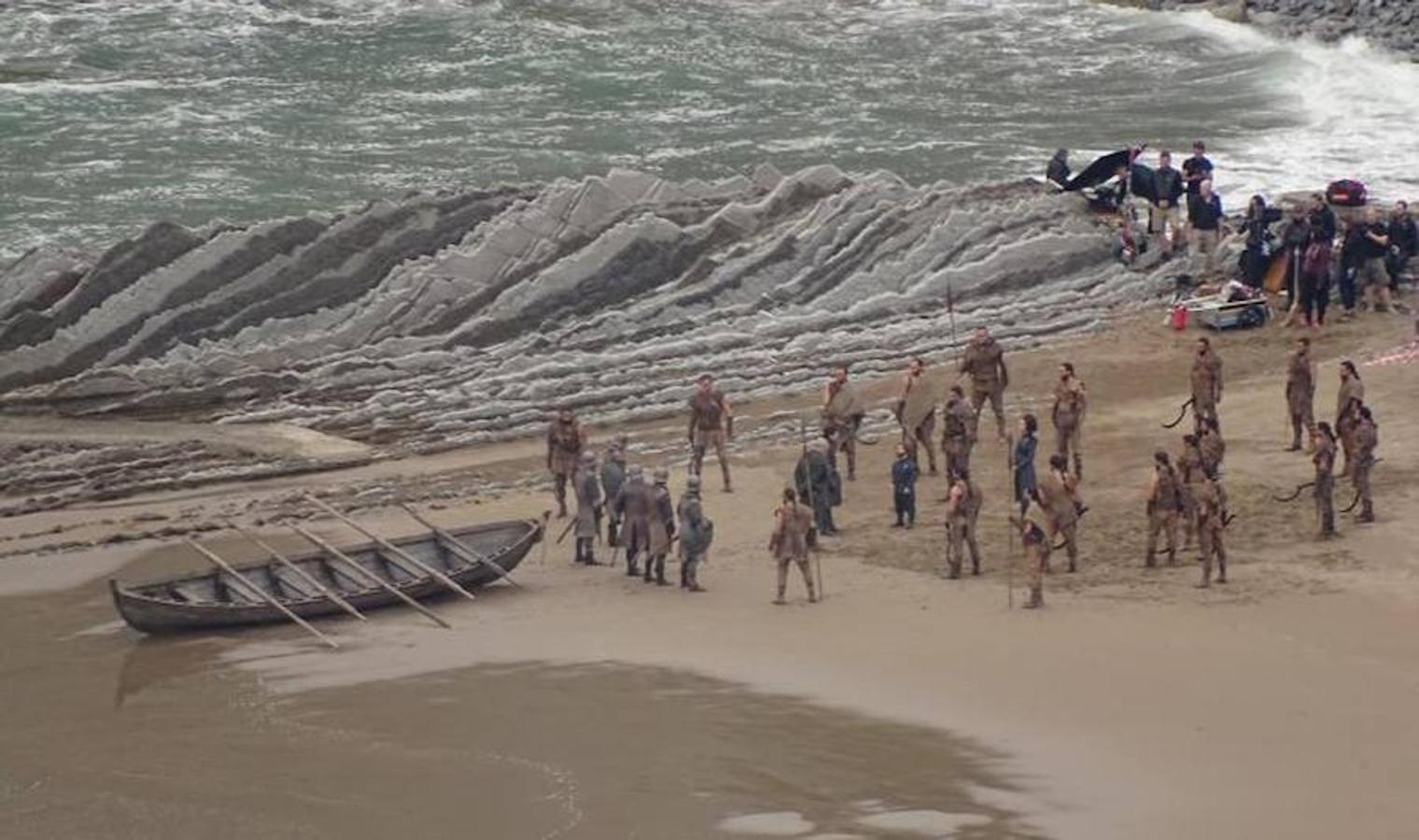 La costa de Zumaia se ha convertido gracias a Juego de Tronos en la playa de Rocadragón, hogar de los Targaryen