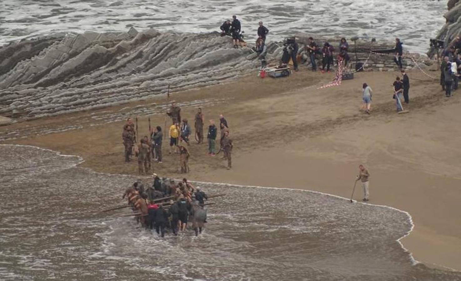 La costa de Zumaia se ha convertido gracias a Juego de Tronos en la playa de Rocadragón, hogar de los Targaryen