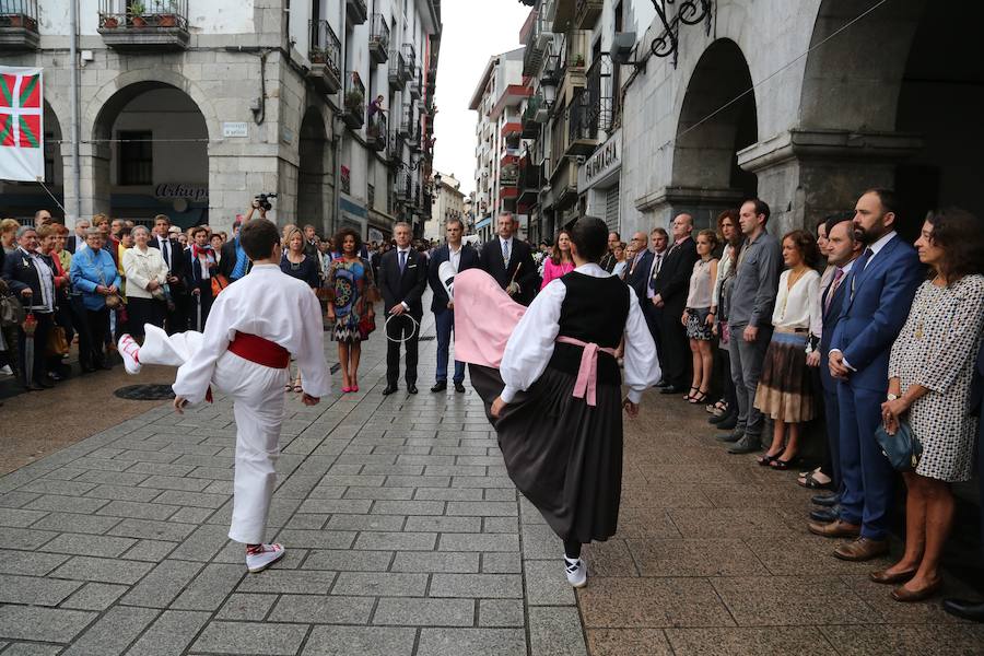 El lehendakari, Iñigo Urkullu, ha asistido este martes en Azpeitia a la celebración de la festividad de San Ignacio.