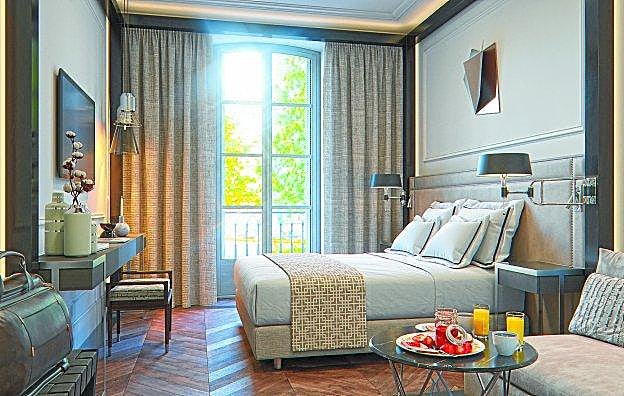 Aspecto que tendrá una de las 33 habitaciones del futuro hotel de la plaza Gipuzkoa.