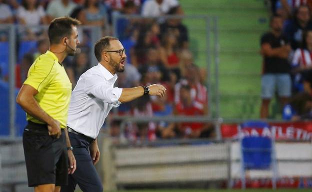 El entrenador del Getafe José Bordalás.