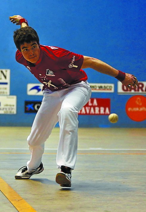 Iker Irribarria, a la final de Zarautz.