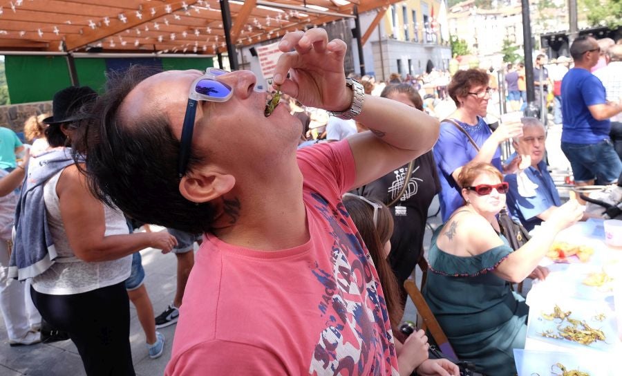 A pesar de haber sido un año complicado para el producto estrella de los ibartarras, la cita más relevante de la localidad no defraudó a los visitantes. Fueron muchos los que esperaron su turno para degustar la piparra frita o avinagrada, y el tomate de un origen local y autóctono