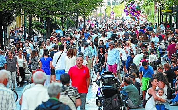 El Boulevard donostiarra.
