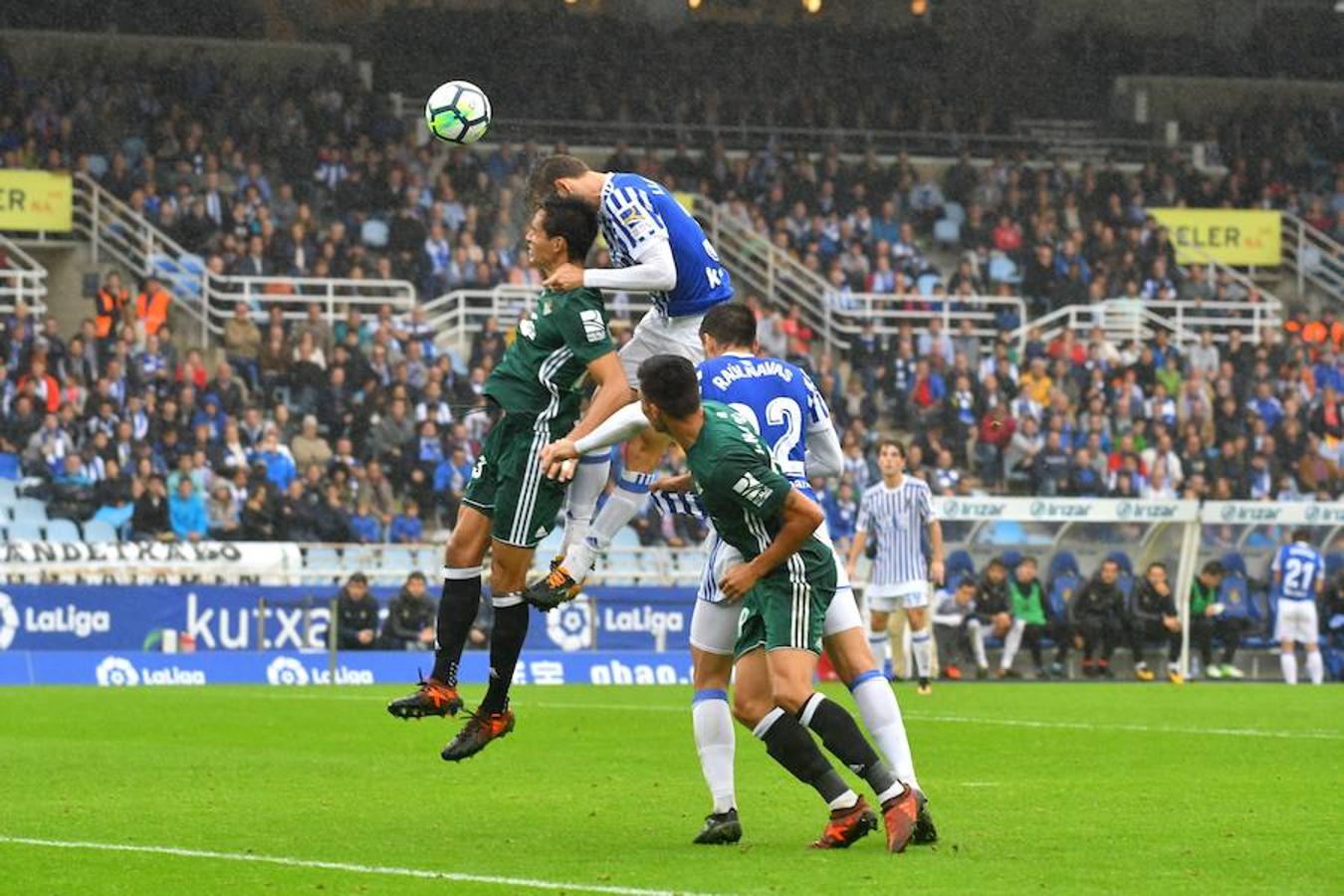 La Real Sociedad y el Betis han acabado en tablas después de un partido emocionante, repleto de goles y emoción