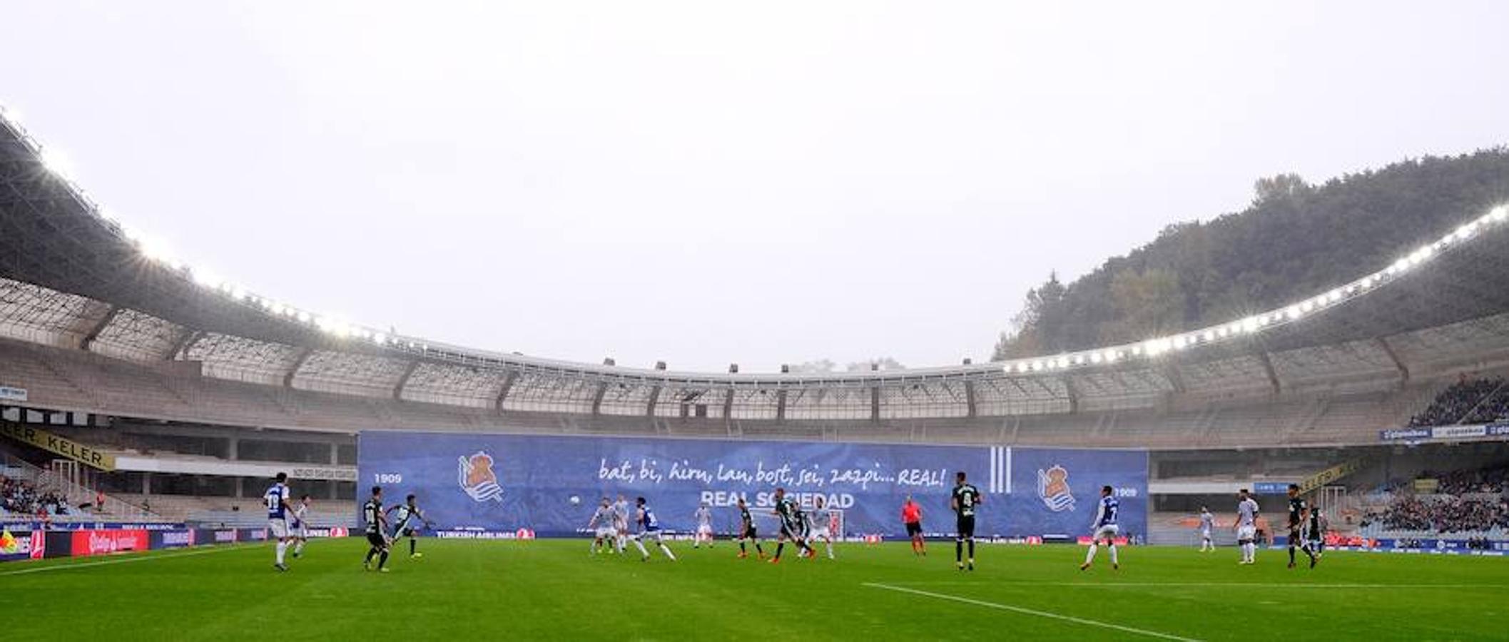 La Real Sociedad y el Betis han acabado en tablas después de un partido emocionante, repleto de goles y emoción