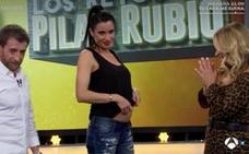 Pilar Rubio presume de tripita en 'El Hormiguero' y revela el sexo de su bebé