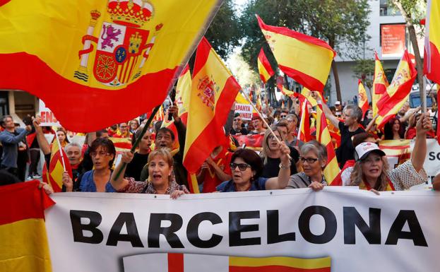 La multitudinaria marcha de Barcelona, en imágenes