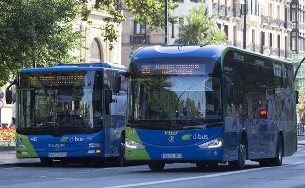 El escudo de Donostia lucirá, además de la ranita, en los autobuses urbanos