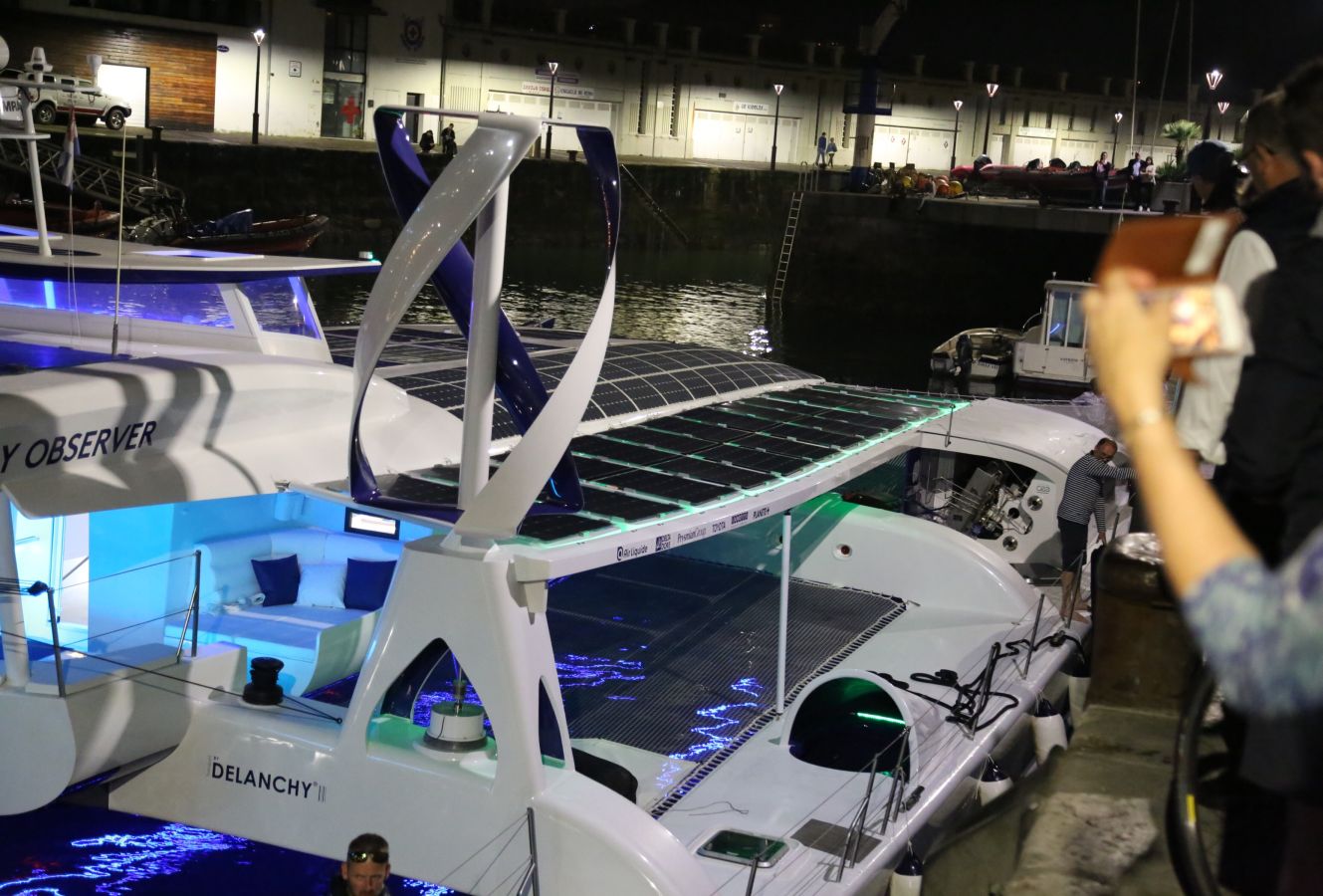 Un buque de hidrógeno recala en Donostia dentro de su gira mundial