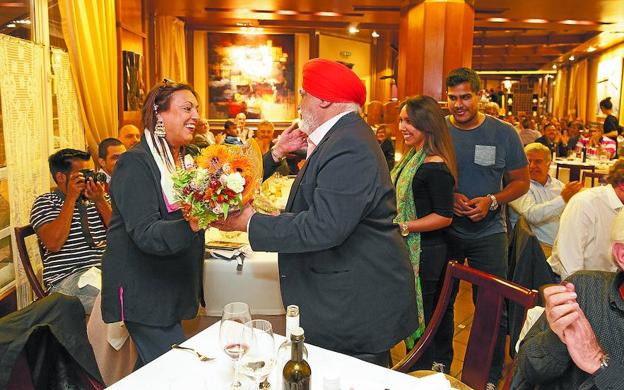 Cena de clausura en Elkano