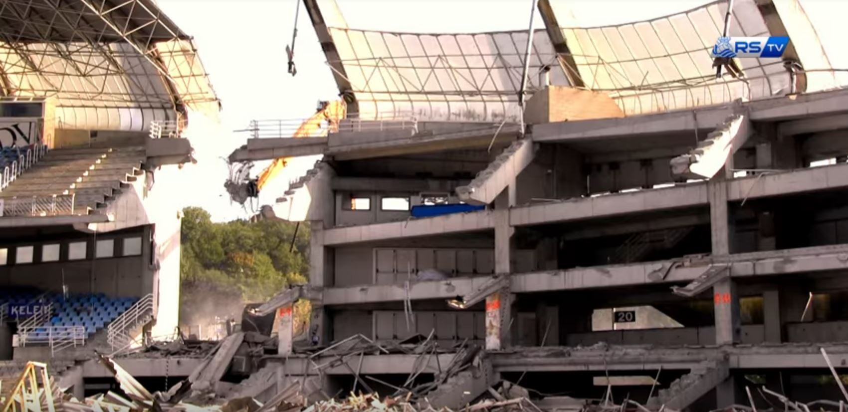 El derribo de Anoeta, en imágenes